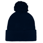 Headwear24 Cuffed Knitted Pom Pom Beanie