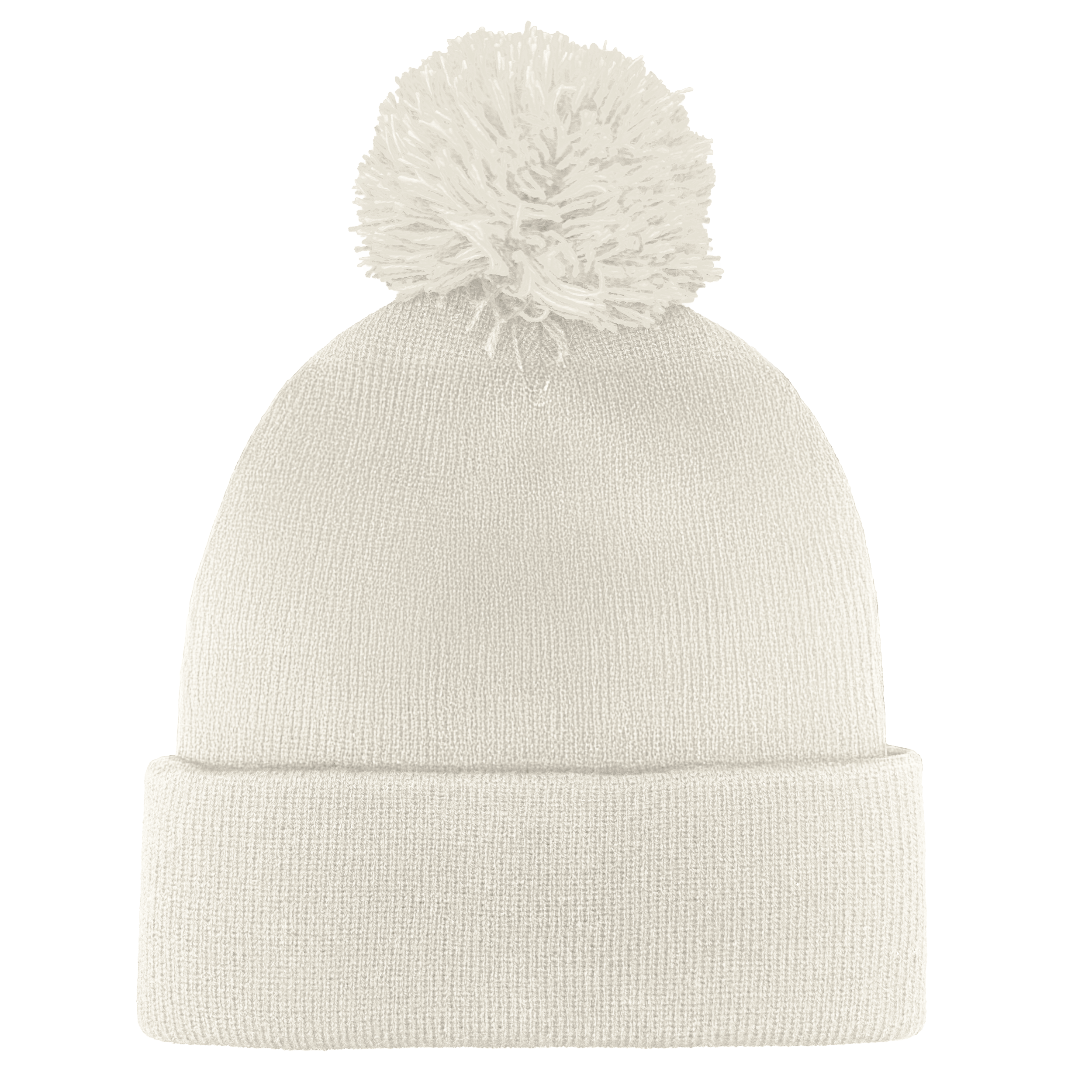Headwear24 Cuffed Knitted Pom Pom Beanie