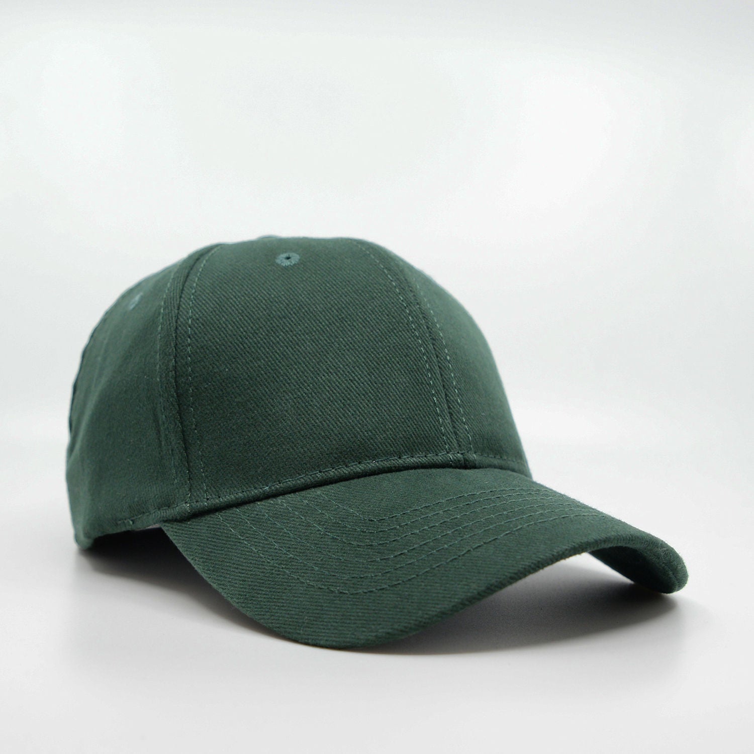 Headwear24 6 Panel Brushed Cotton Cap