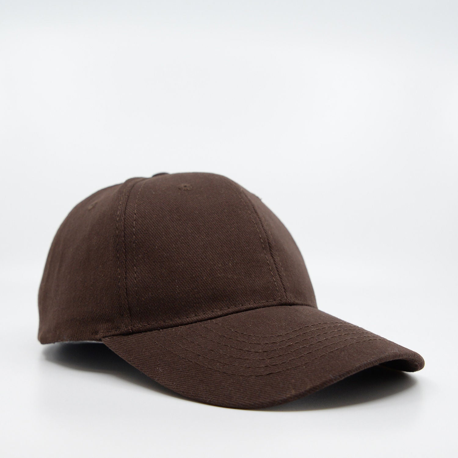Headwear24 6 Panel Brushed Cotton Cap