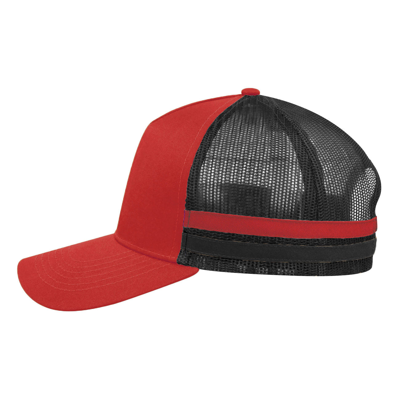 Headwear24 Striped Trucker Cap