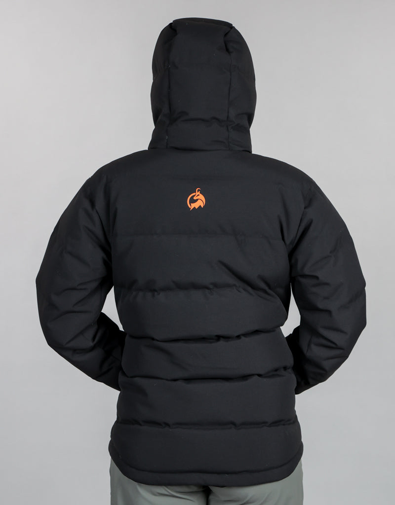 Bushbuck Igloo Waterproof Black Puffer Jacket - Back Men Hood