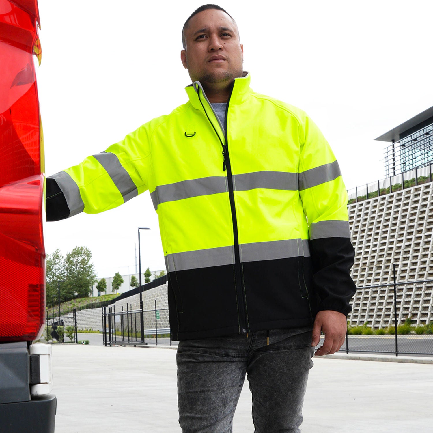 Work-Guard Printable D/N Safety Softshell Jacket