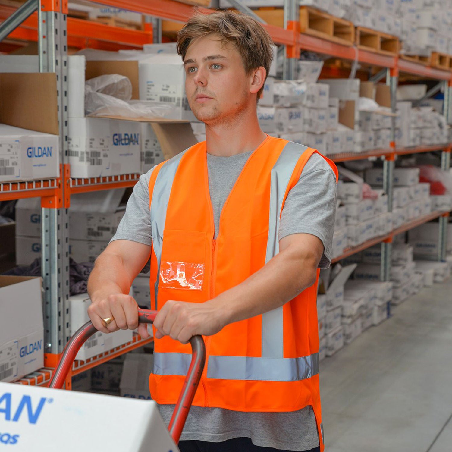 Work-Guard Hi Visibility Safety Vest Day/Night