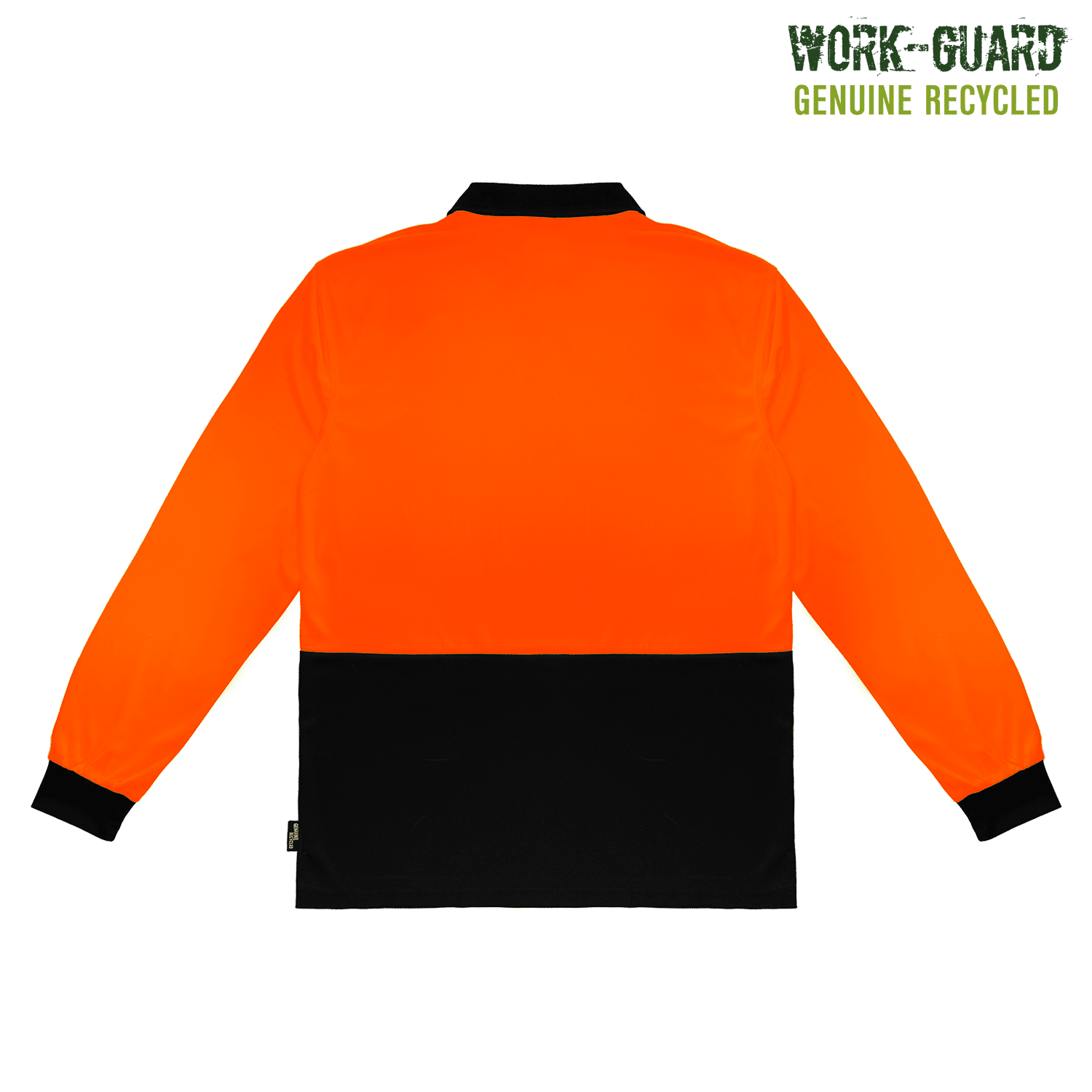 Work-Guard Recycled Hi Vis Longsleeve Polo