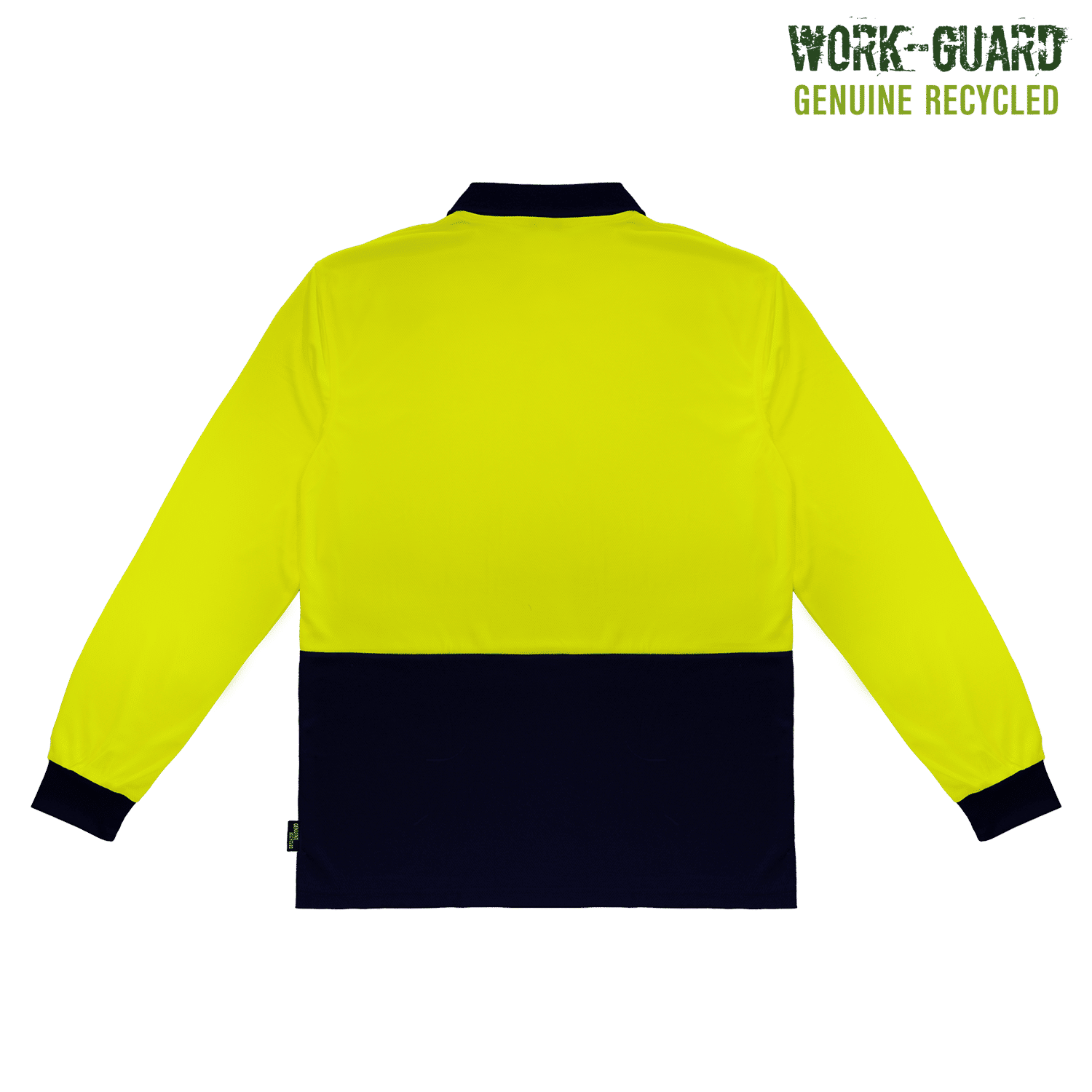 Work-Guard Recycled Hi Vis Longsleeve Polo