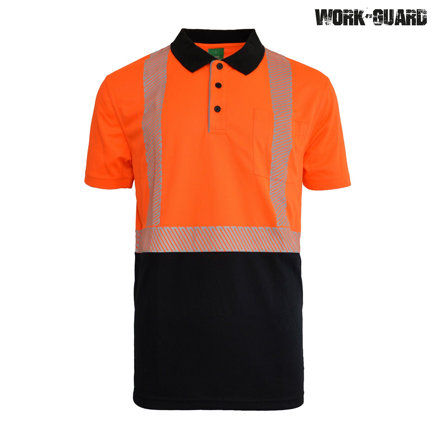 Work-Guard Recycled Hi Vis Short Sleeve Day/Night Polo