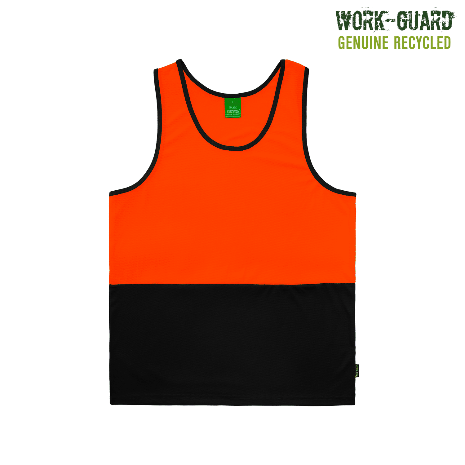 Work-Guard Recycled Hi Vis Singlet