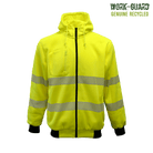 Work-Guard Recycled Hi Vis Day/Night Zipped Hoodie