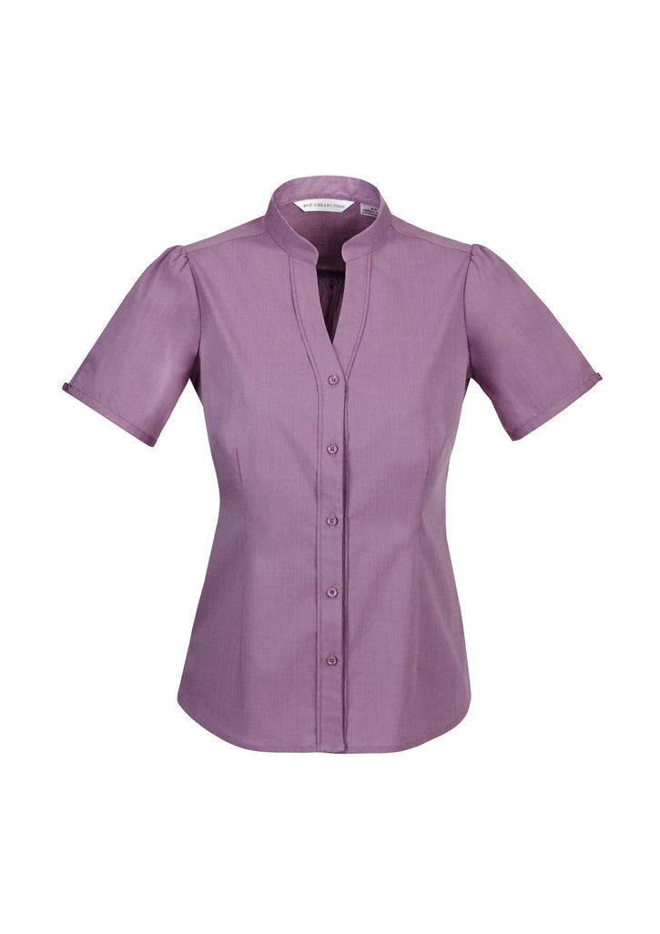 Ladies Chevron Stand Collar Shirt – Impact Apparel and Merch