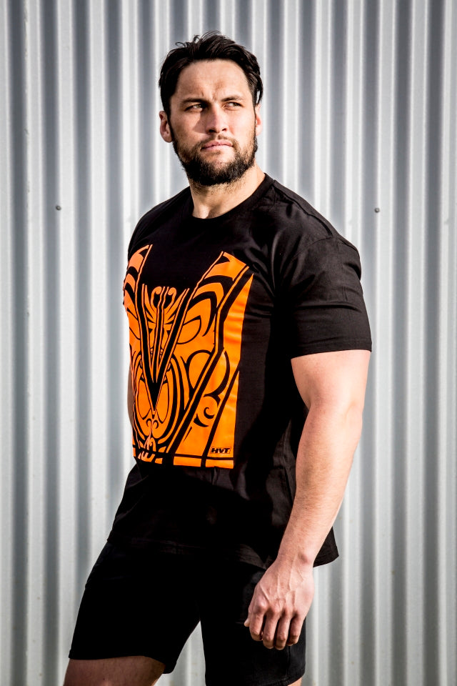 Mens T-shirt Orange Hi Vis - Hi-Vis-Trends