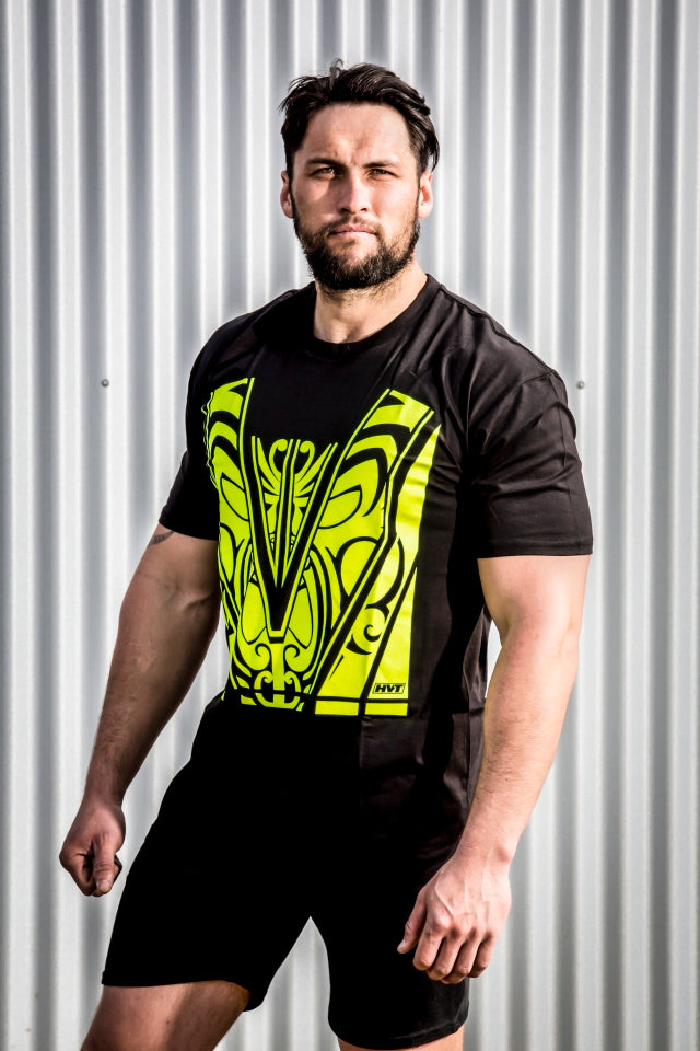 Mens T-shirt Yellow Hi Vis - Hi-Vis-Trends