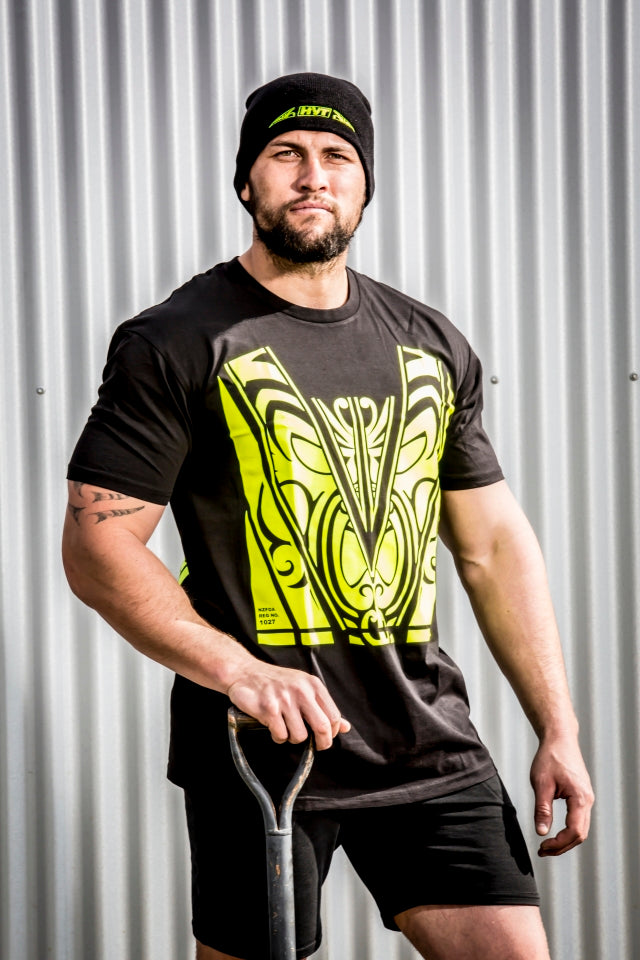 Beanie, Skull - Hi Vis Yellow HVT - Hi-Vis-Trends