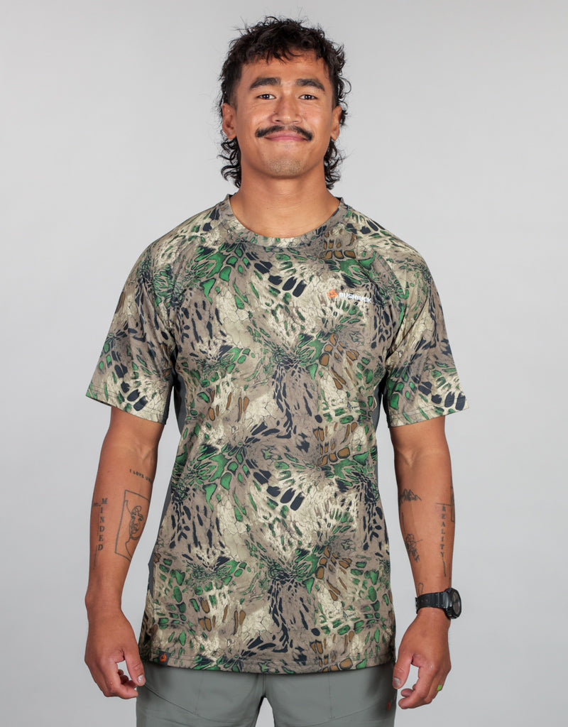 Apex Tee Base Layer Woodlands MP Camo - Mens Front