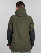 Frontier Windproof Fleece Pullover Green - Womens Back
