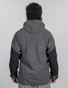 Frontier Windproof Fleece Pullover Charcoal Grey - Mens Back