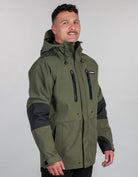Defender Waterproof Rain Jacket - Mens Front 3/4 -  Wet Weather Gear