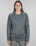 x Crew Base Layer Grey - Womens Front