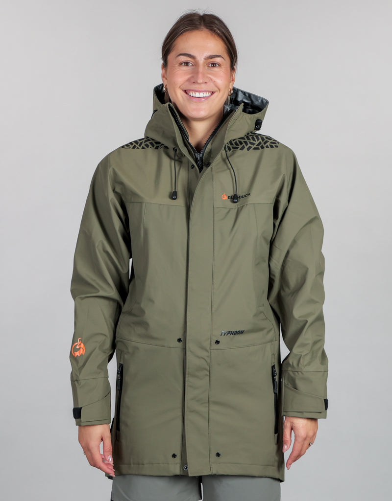 Typhoon Womens Waterproof Rain Coat - Front -  Wet Weather Gear