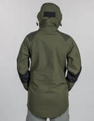 Defender Waterproof Rain Jacket - Womens Back with Hood -  Wet Weather Gear