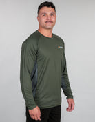 x Crew Base Layer Green - Mens Side