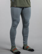 Combat Merino 200 Leggings Grey - Side - Merino Thermals