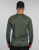 x Crew Base Layer Green - Mens Back