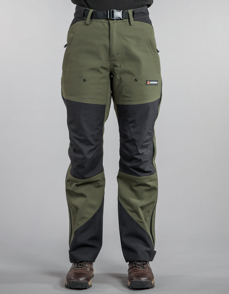 Bushbuck Defender Waterproof Wet Weather Pants - Front Women -  Wet Weather Gear