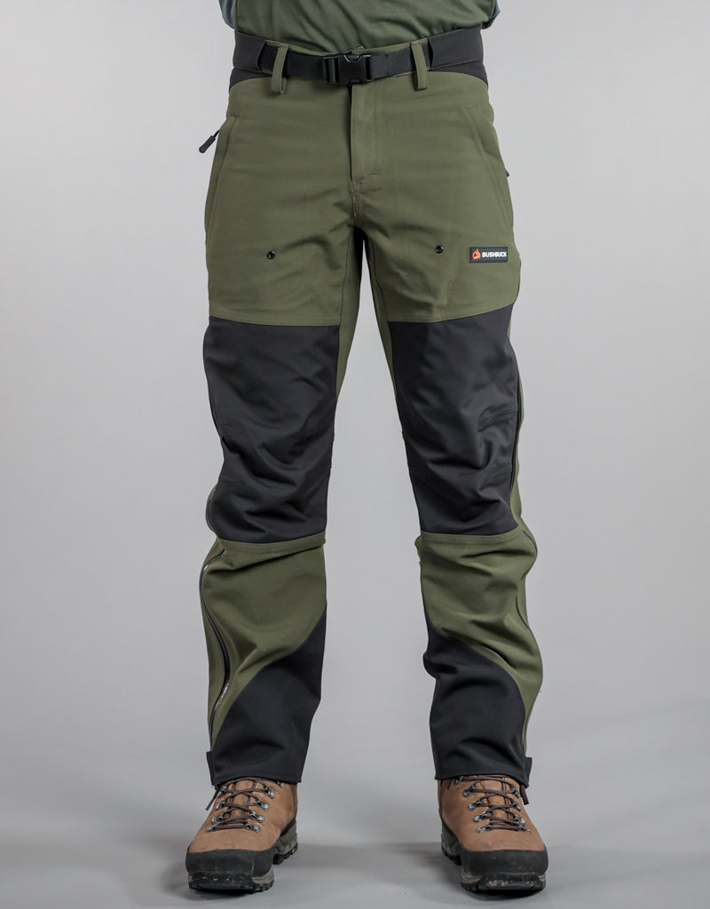 Bushbuck Defender Waterproof Wet Weather Pants - Front -  Wet Weather Gear