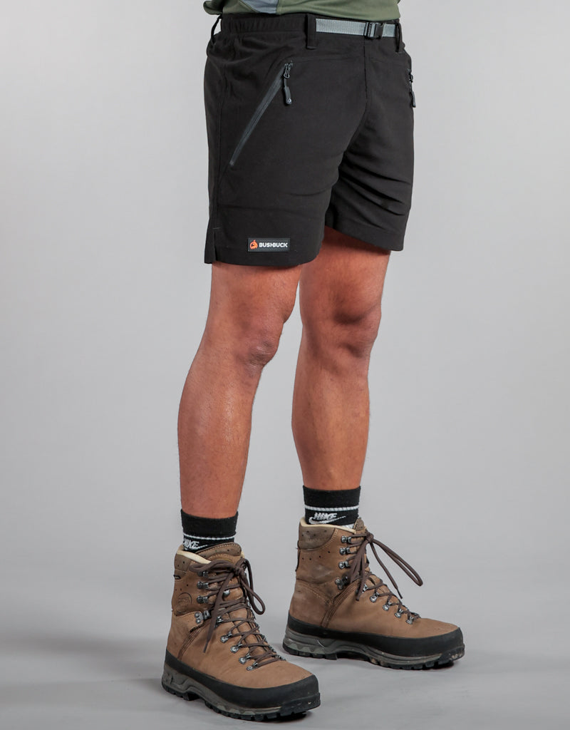 Trek 2.0 Shorts Black - Work Shorts for Men - Hiking Shorts - Hunting Clothes - Side
