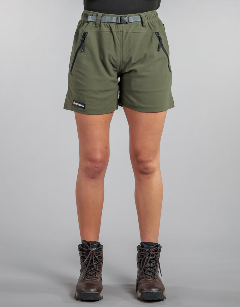 Trek 2.0 Shorts Green - Work Shorts for Men - Hiking Shorts - Hunting Clothes - Front