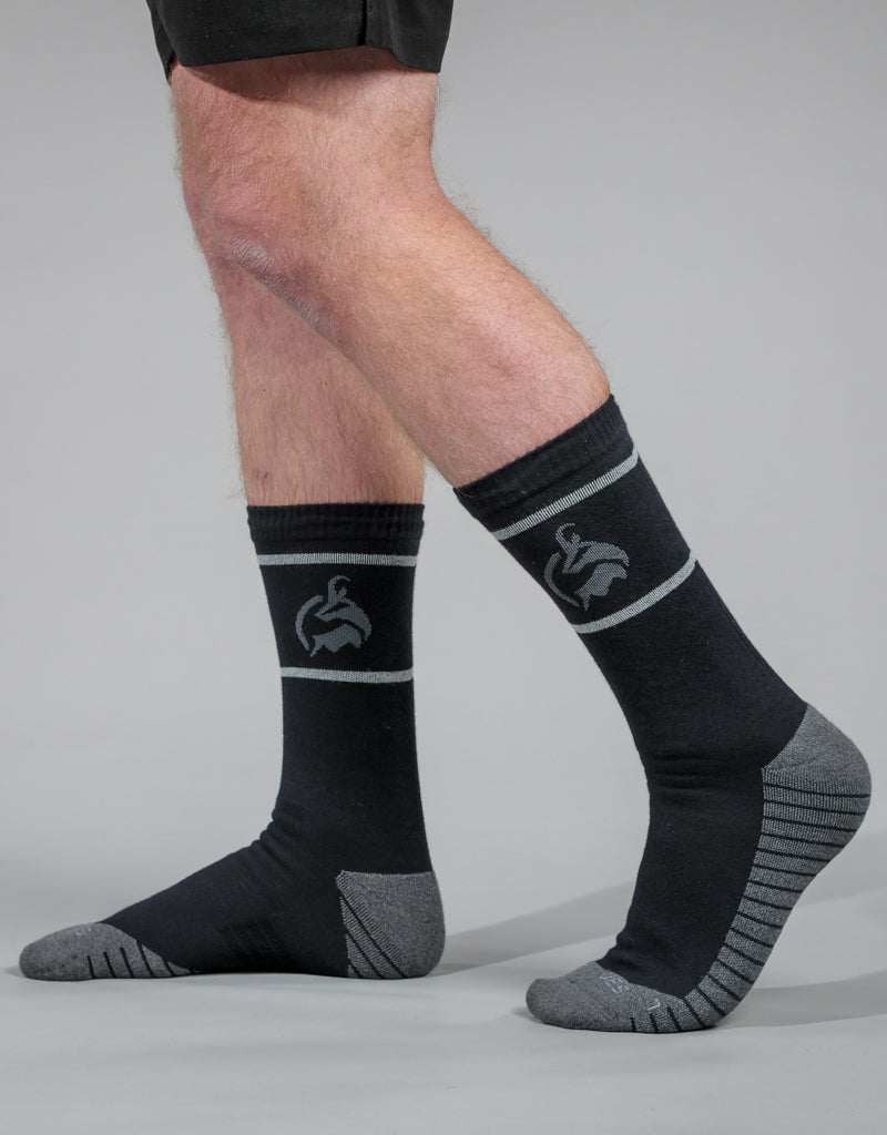 Dry Toes Waterproof Merino Socks - Black
