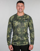 x Crew Base Layer Woodlands Camo - Mens Front