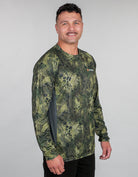x Crew Base Layer Woodlands Camo - Mens Side