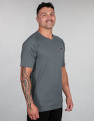 Apex Tee Base Layer Grey - Mens Side