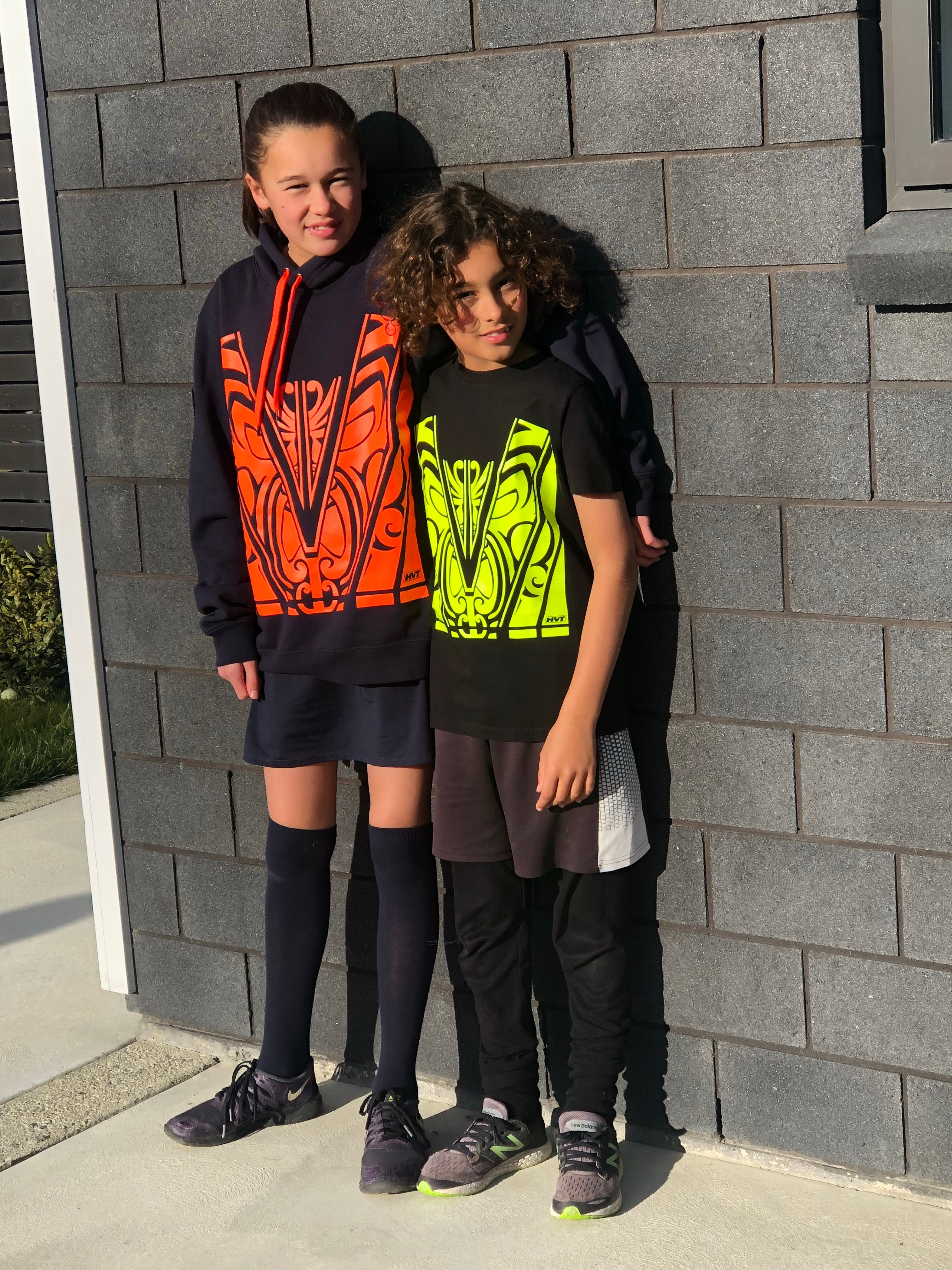 Kids T-Shirts- Black/Hi Vis Yellow - Hi-Vis-Trends