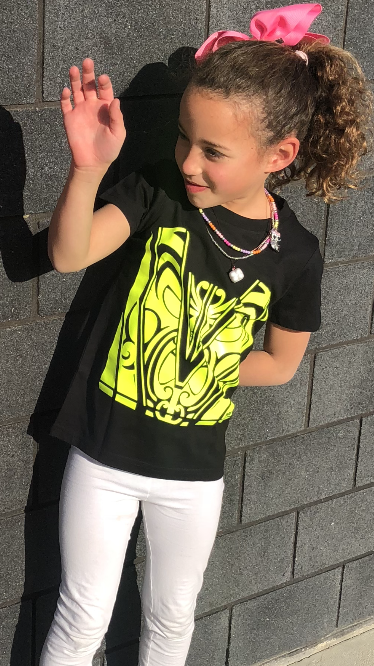 Kids T-Shirts- Black/Hi Vis Yellow - Hi-Vis-Trends