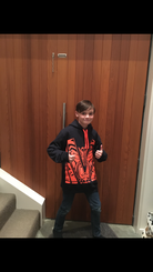 Kids T-Shirts- Black/ Hi Vis Orange - Hi-Vis-Trends