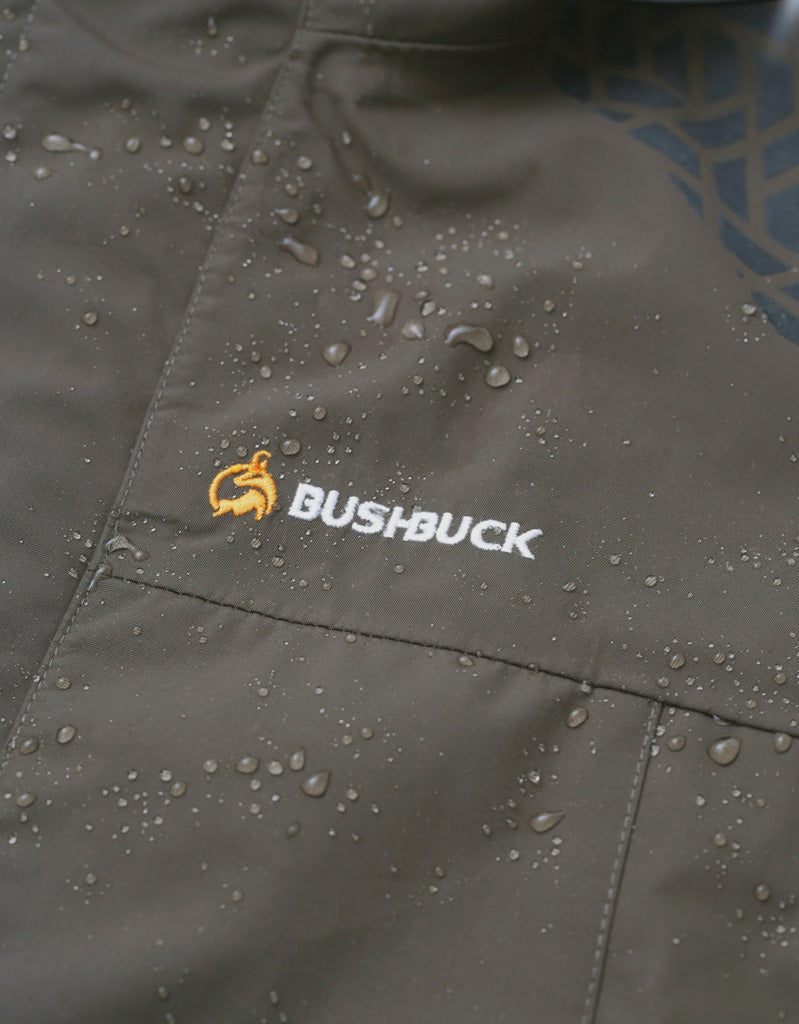 Bushbuck Typhoon Waterproof Black Rain Jacket - Bushbuck -  Wet Weather Gear